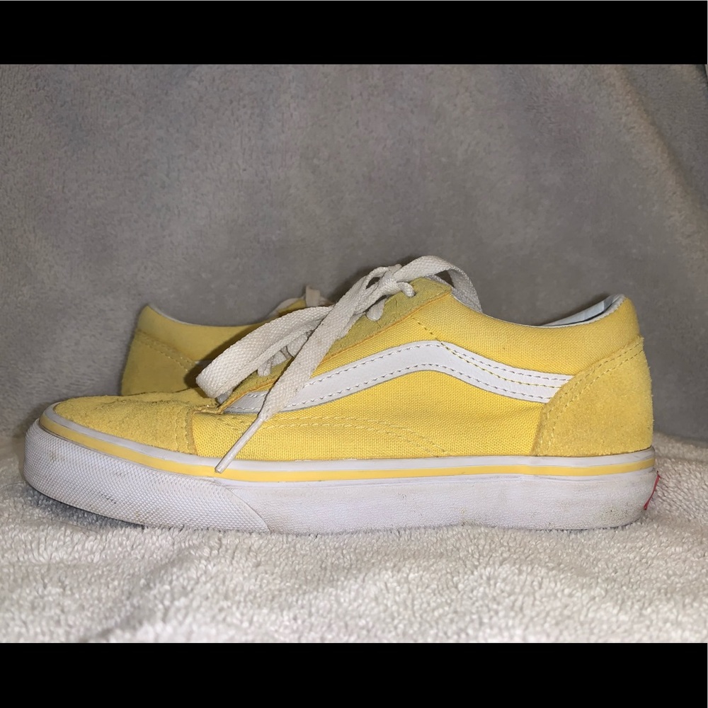 Kids Yellow Size 3 Vans